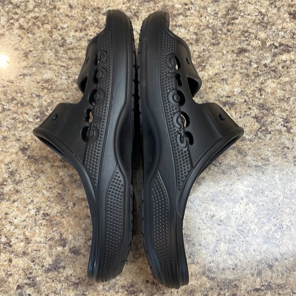 CROCS Baja Slide On Iconic Sandals. Unisex W10 M8. Black. New Condition - Picture 10 of 13